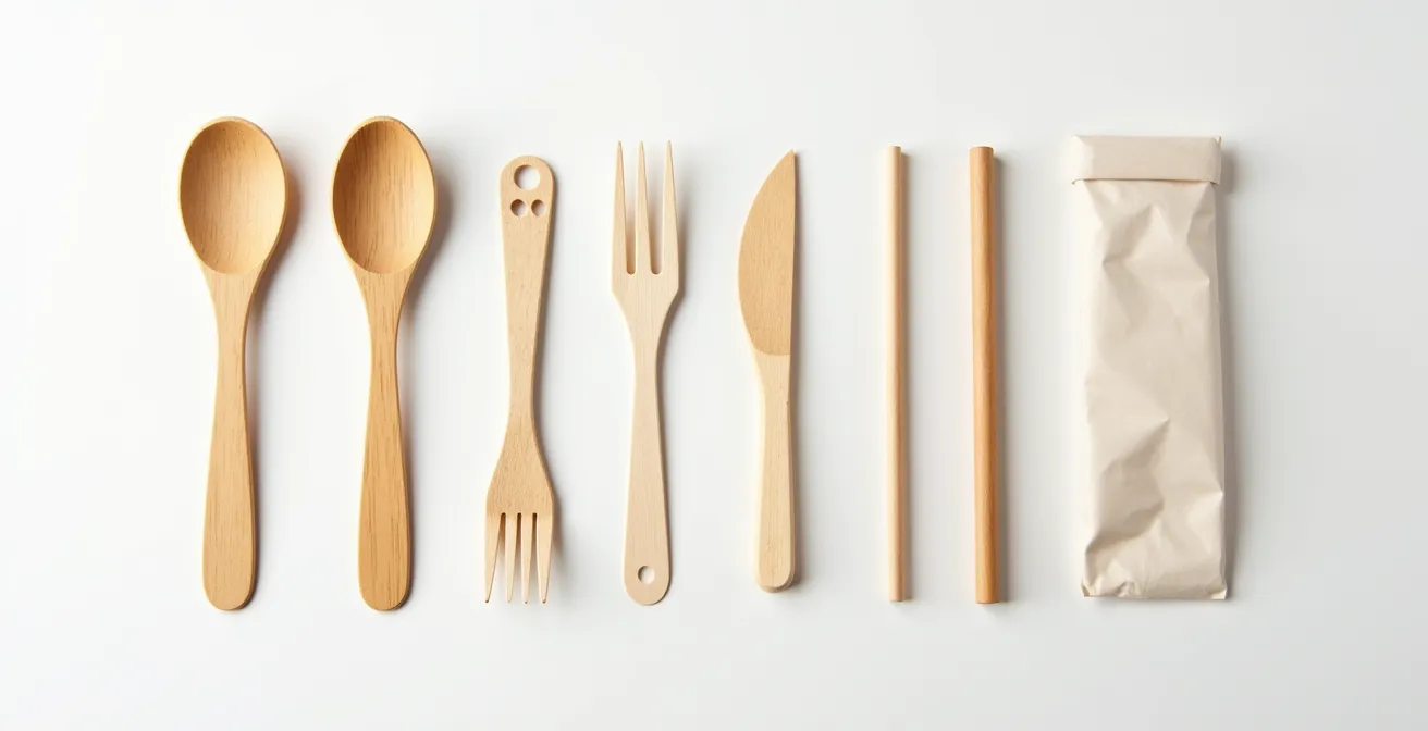 Solutions alternatives écologiques aux accessoires plastiques dans l'emballage alimentaire