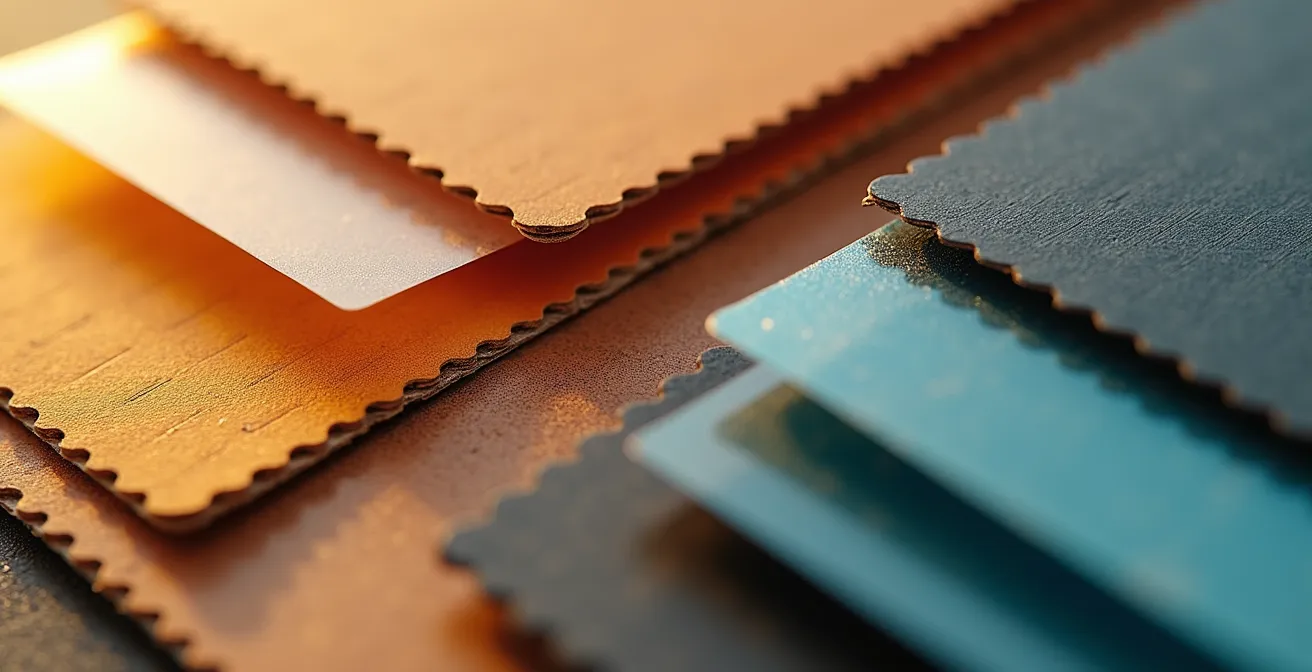 Visualisation macro des différents matériaux d'emballage illustrant les coûts cachés