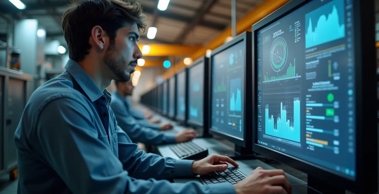 Système de vision 3D intégré mesurant le volume de remplissage de sachets sur ligne de production