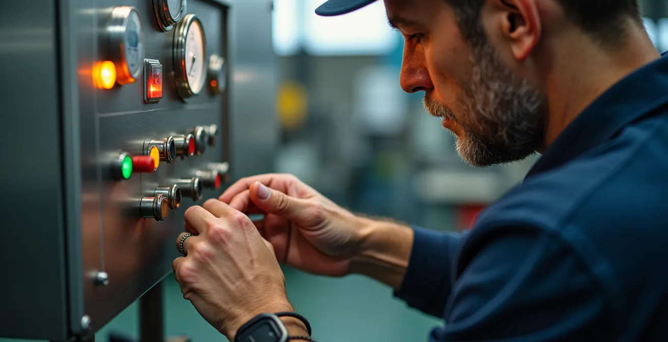 Système de compensation de pression sur tête de scellage industrielle