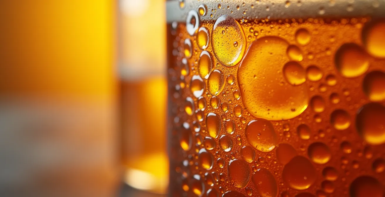 Visualisation microscopique de la migration de composés du plastique vers la boisson sous l'effet du soleil