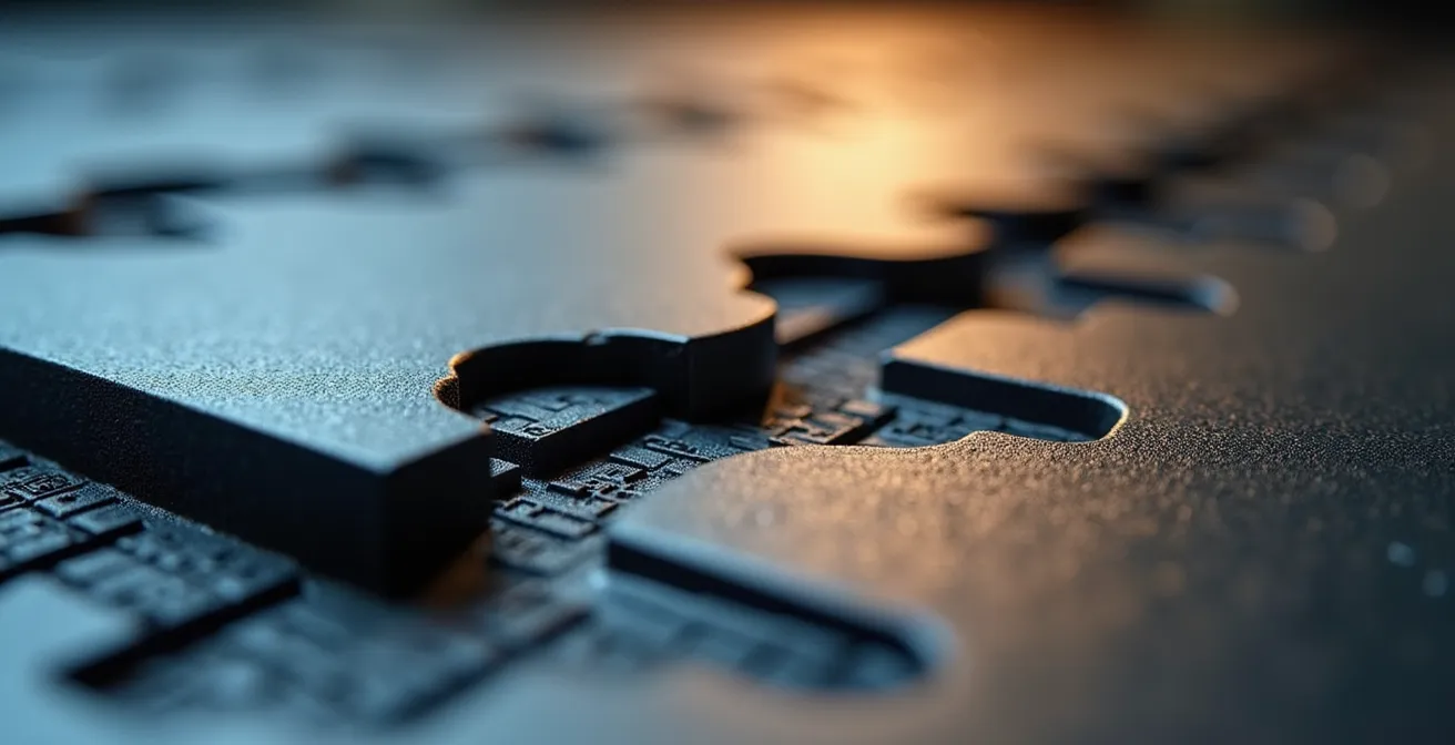 Vue macro de matériaux optimisés par découpe cobotique de précision