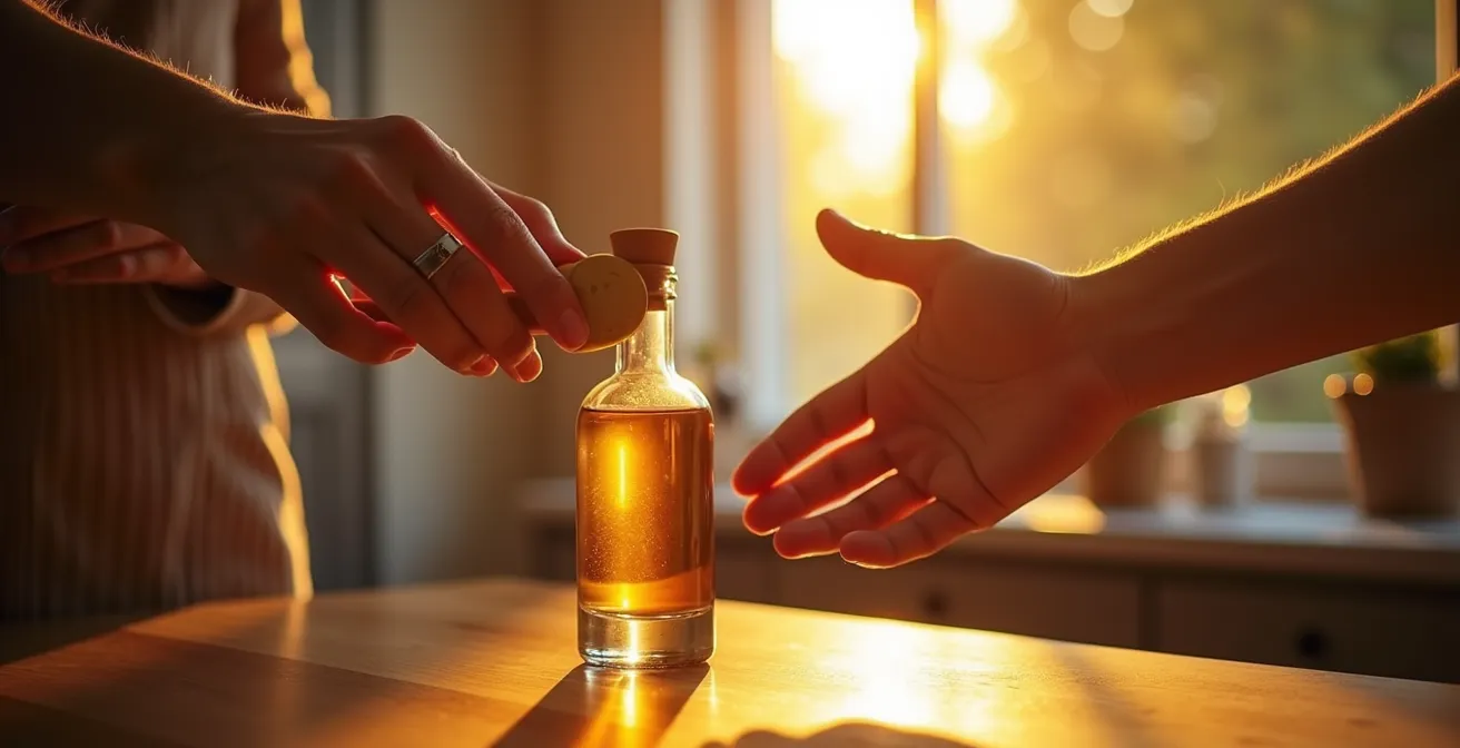 Illustration symbolique de l'impact sonore du packaging sur la perception de qualité